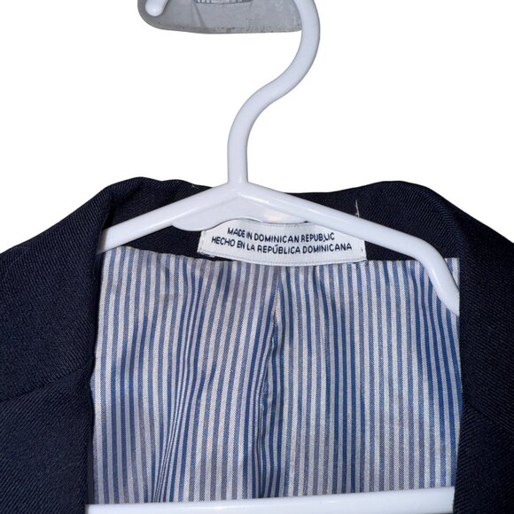 Izod Boys Navy Blazer With Gold Buttons Size 8 - Picture 5 of 8